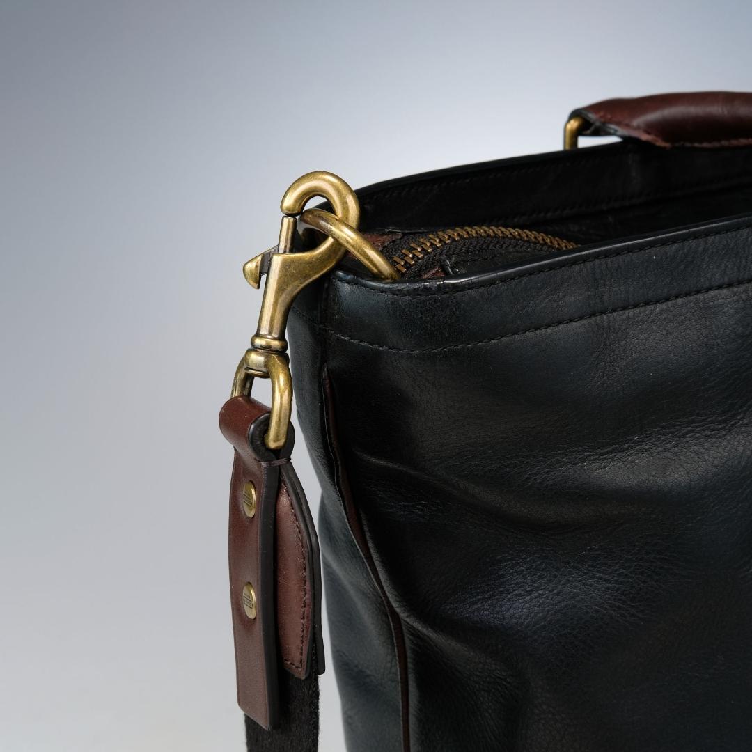 COACH レキシントン メトロポリタン ビジネスバッグ 2way ブラック 茶