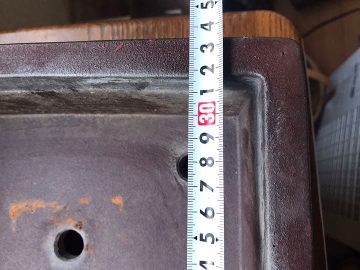 盆栽鉢 時代盆栽鉢水庄園雲足枠有長方鉢