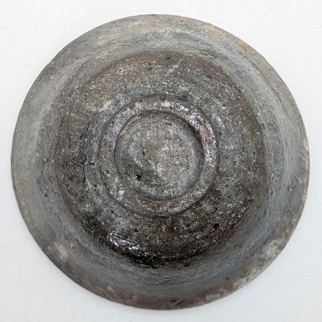 竹子窯 西川清翠 備前楽茶盌 共箱 抹茶碗 抹茶茶碗 茶道具 茶器 食器 平茶碗