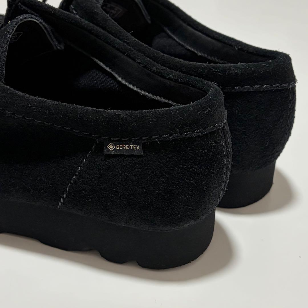美品★Clarks GTX ワラビー ブラック クラークス GORE-TEX 黒