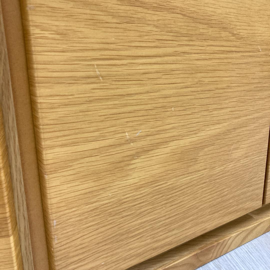 三越ブルージュ オーク材 キャビネット サイドボード リビング 収