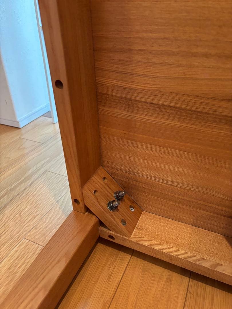 【無印良品】天然木　タモ材　ダイニングテーブル　美品