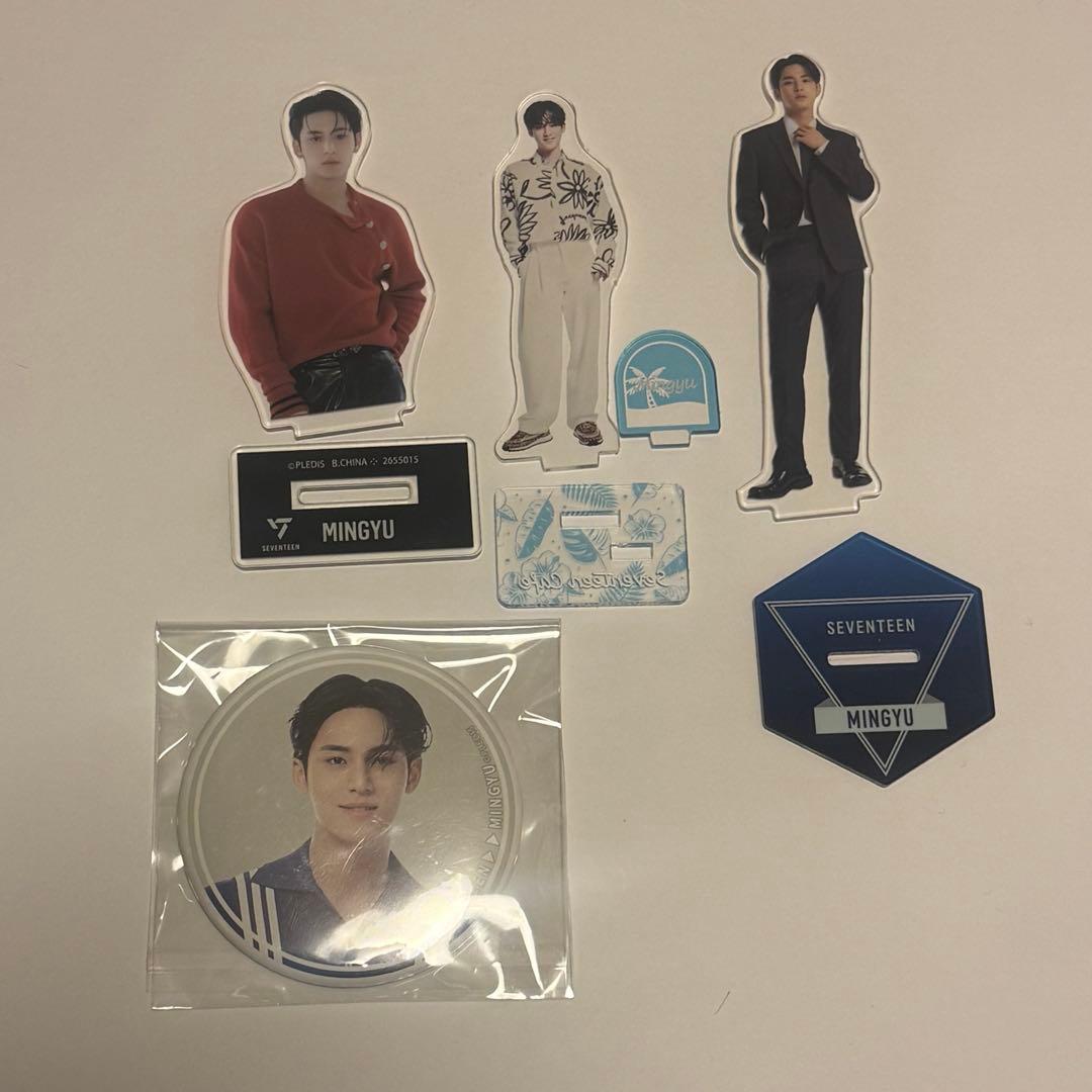 SEVENTEEN ミンギュ アクスタ缶バッジセット - メルカリ