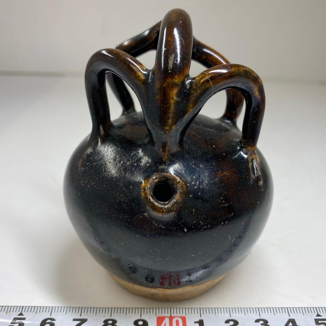 専用　中国宋時代　黒紬水滴　高さ10㎝　東な7-0329☆2F