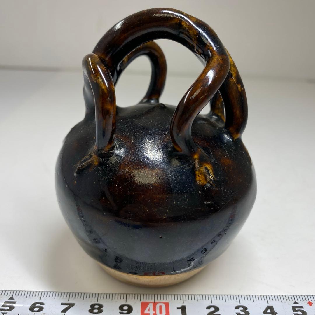 専用　中国宋時代　黒紬水滴　高さ10㎝　東な7-0329☆2F