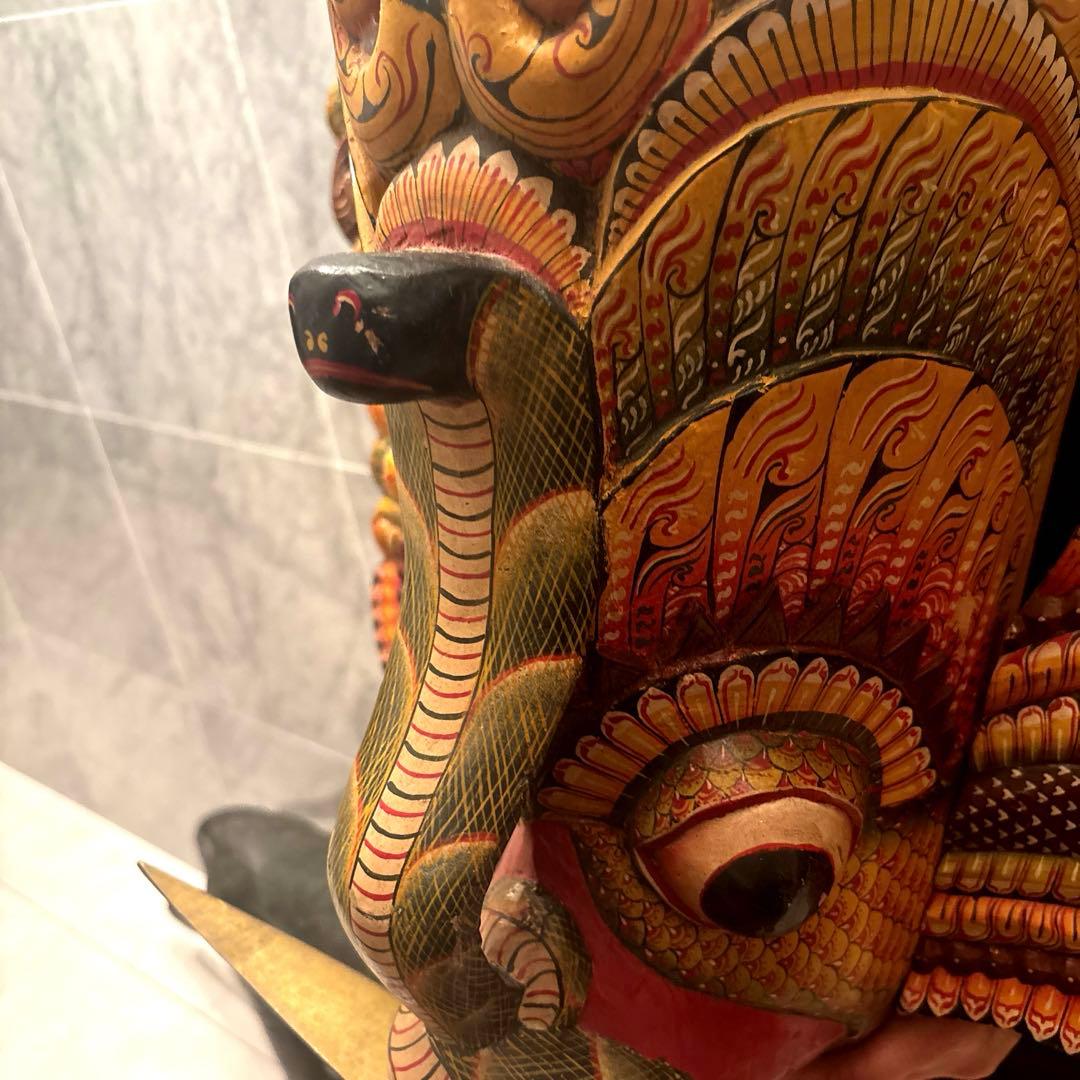 ヴィンテージ インドネシア ヒンドゥー教の神様ガルーダのとてつもない