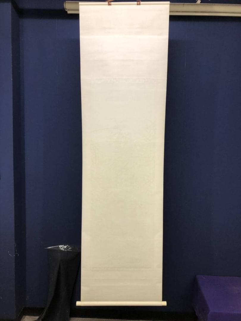 真作/吉田翠鳳/猛虎図/桐共箱付/布袋屋掛軸HD-299