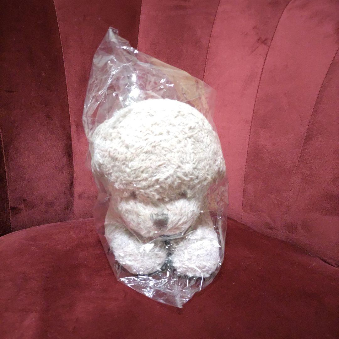 ジェラートピケ　トイプードルぬいぐるみ　GRY　未使用品