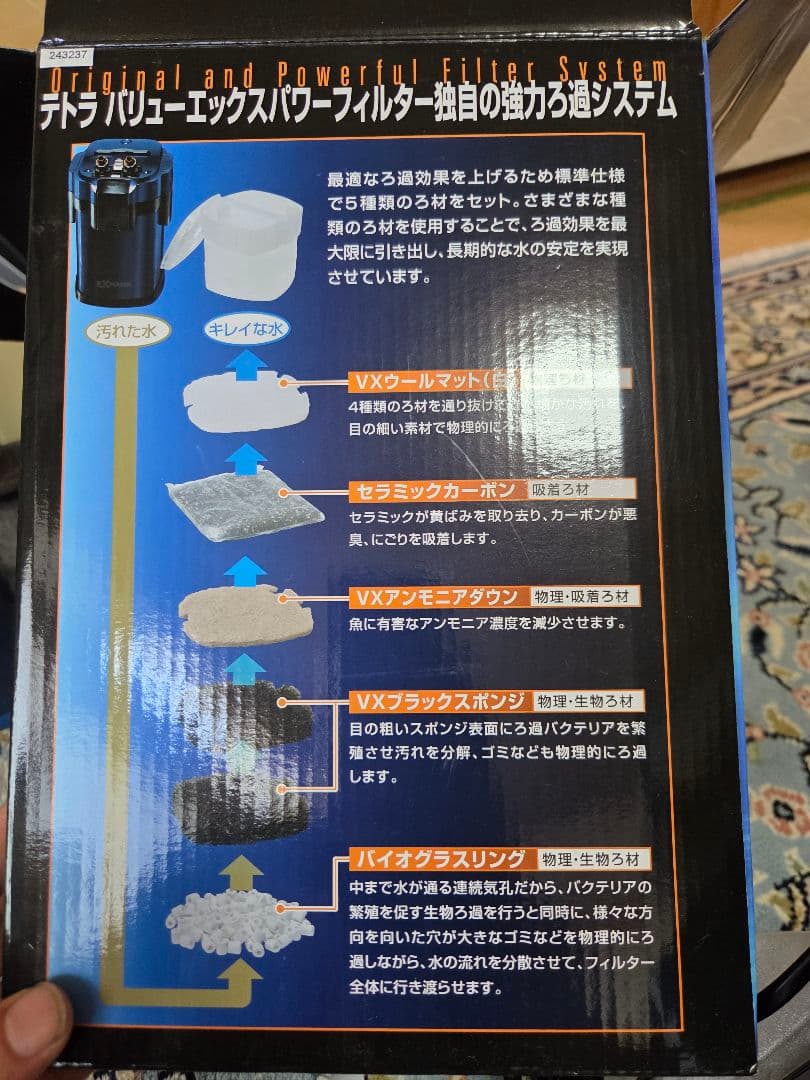 Tetra未使用 VX-75 オマケ中古ダブルタップ付き Tetra未使用 VX-75