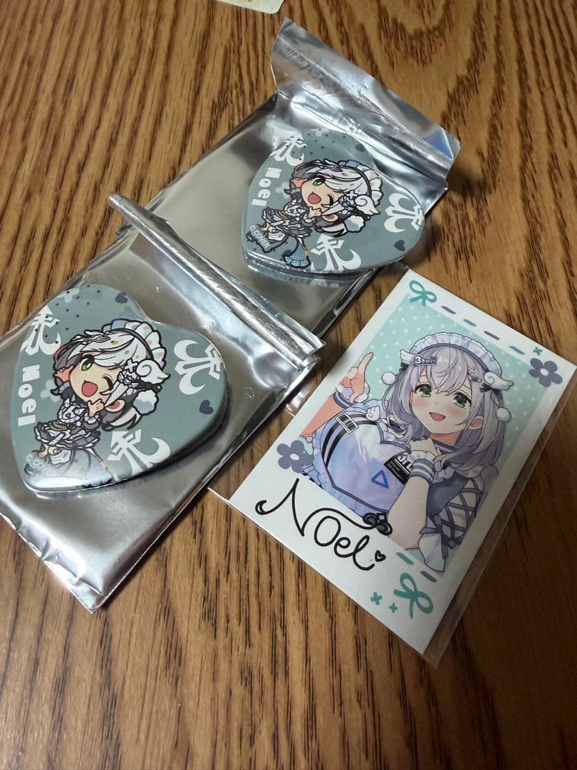 ホロライブ 3期生 きゅるるん大作戦 ノエル チェキカード特典 ➕缶