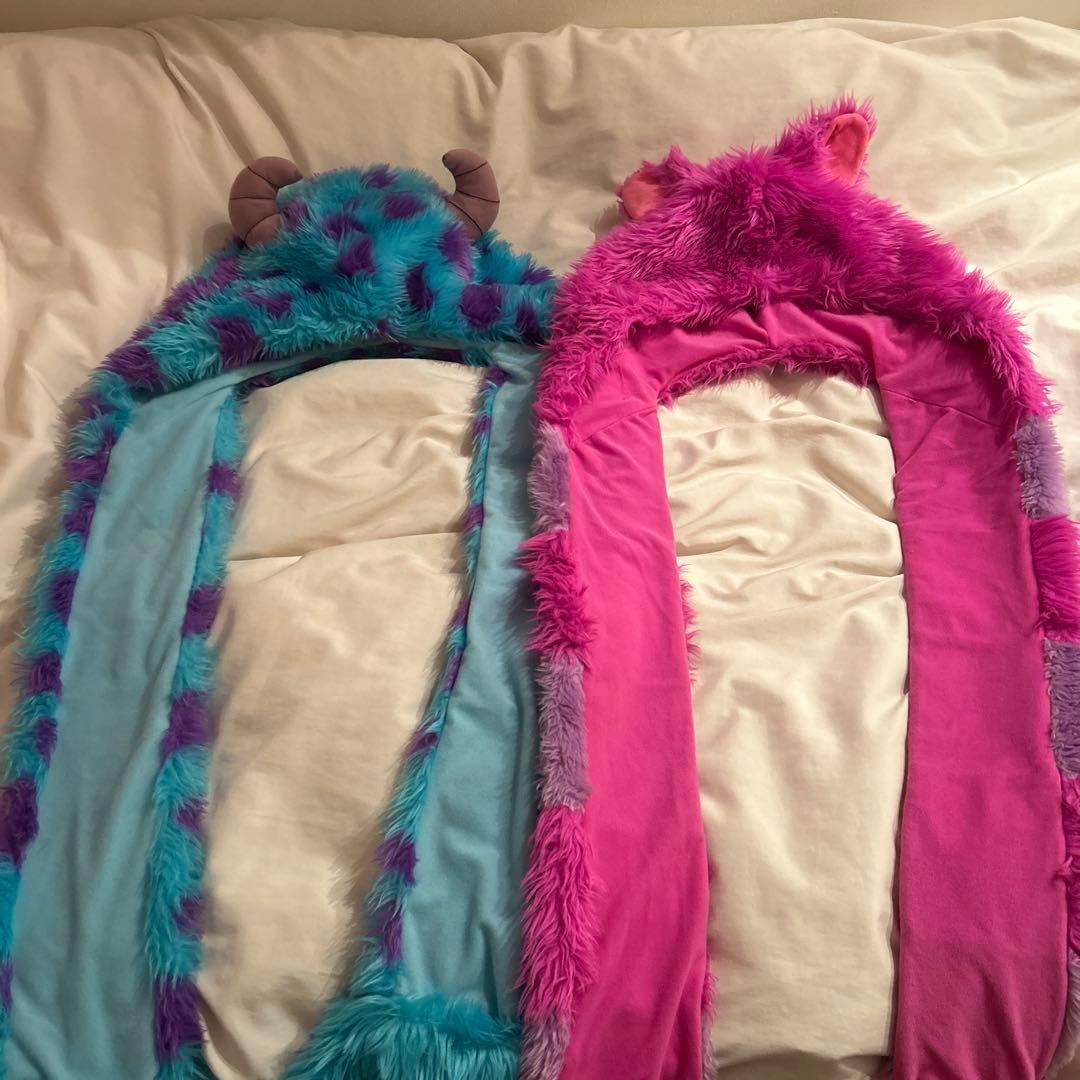 ディズニー　Disney マフラーキャップ　チシャ猫　サリー　ファンキャップ