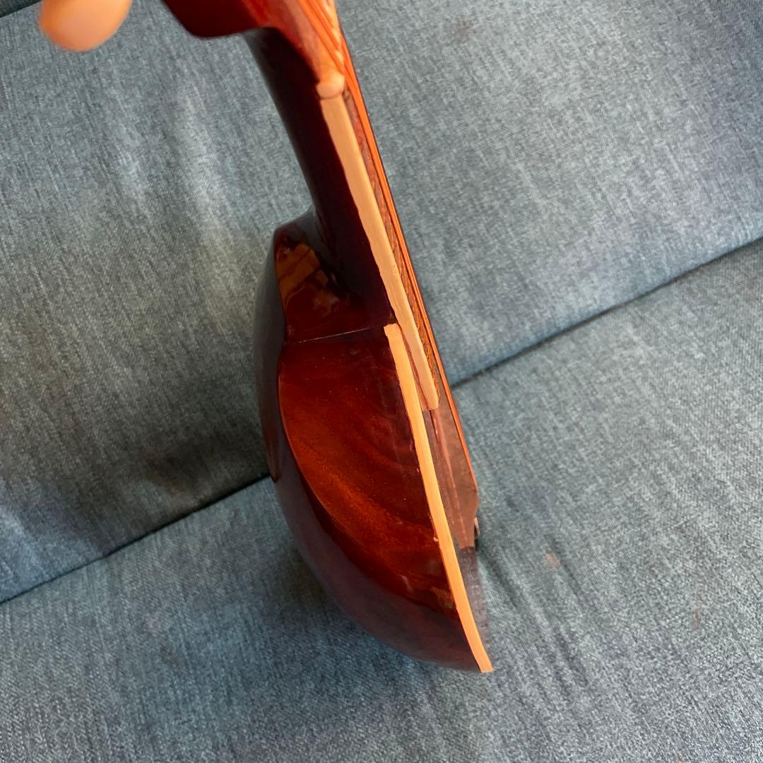 【レア・珍品・調整要】バンドゥリア 12弦 削り出し マンドリン　ギター