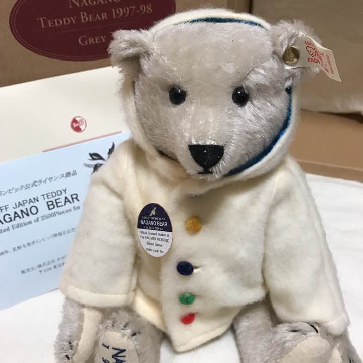 ✨未使用級✨ シュタイフ 長野オリンピック2500体限定 テディベア 長野
