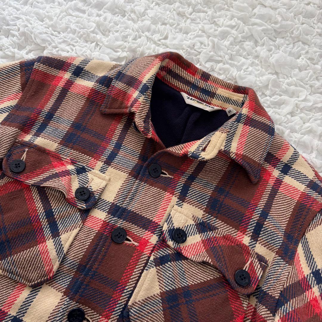 美品　キムタク着 ラブジェネ A BATHING APE CPOジャケット