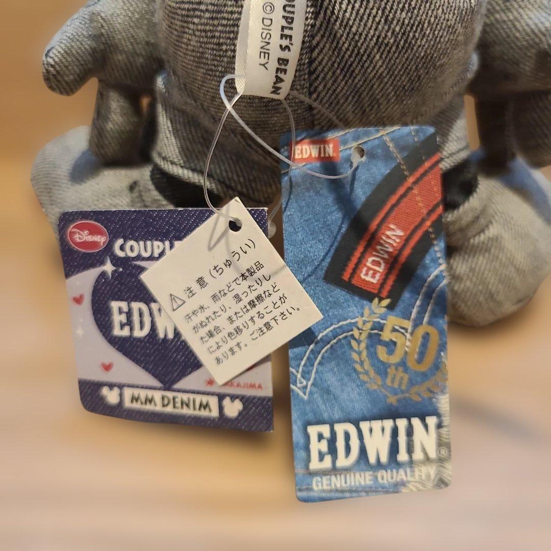 ✨美品✨EDWIN ディズニー 50周年 デニム ぬいぐるみ