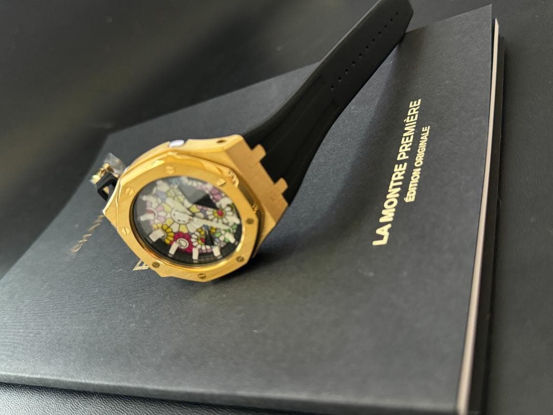 GA-2100 GA-2110 第四世代ベゼル&ベルト カスタム パーツ　金