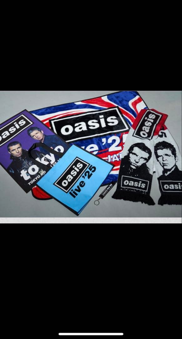 oasis オアシス新春福袋 限定デザイン 東京ドーム　10/25 レビュー】ノエル・ギャラガー・モバイル新春福袋グッズ紹介まとめ