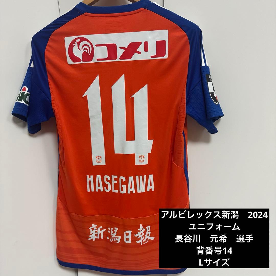 アルビレックス新潟 神ユニ 14 長谷川 元希 Lサイズ