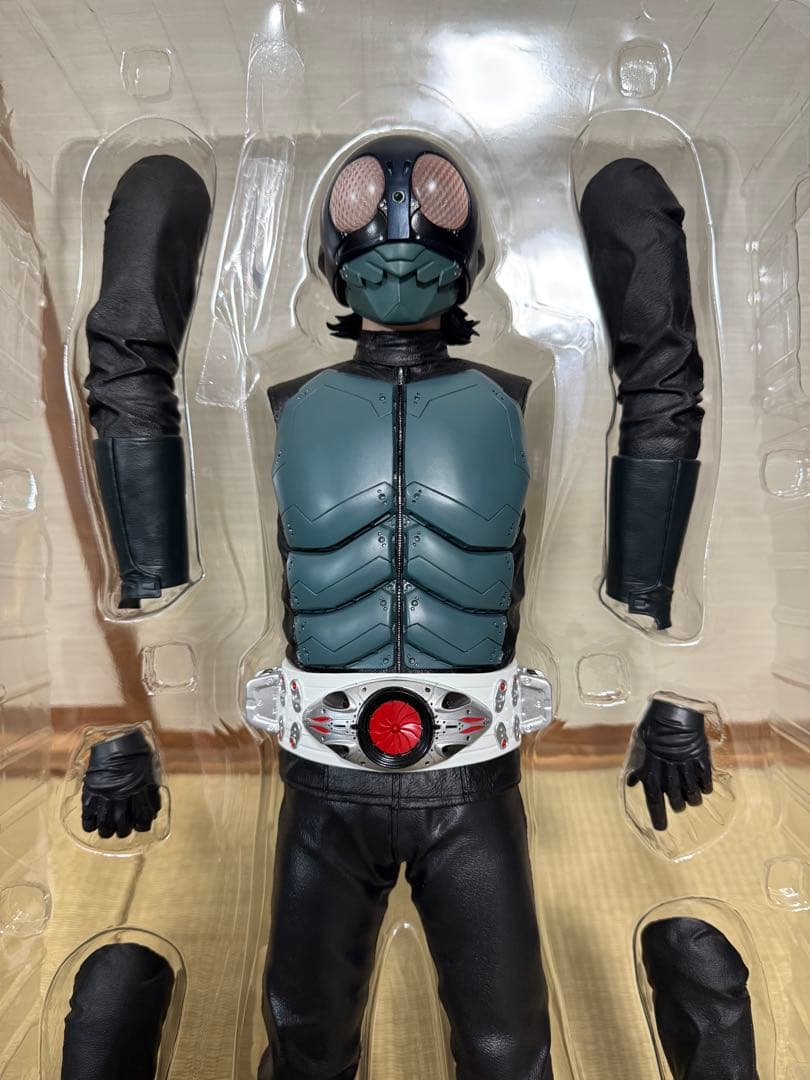 海洋堂　メガソフビ　シン・仮面ライダー　1号　開封品