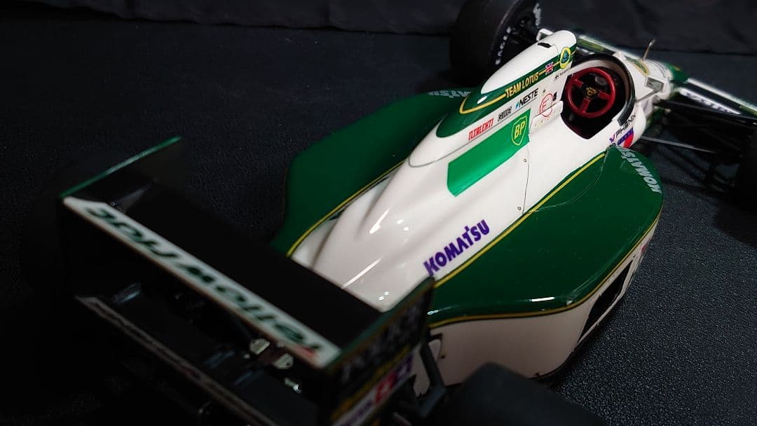 タミヤ 1/20 ロータス 102B 後期型 91年 日本GP M.ハッキネン