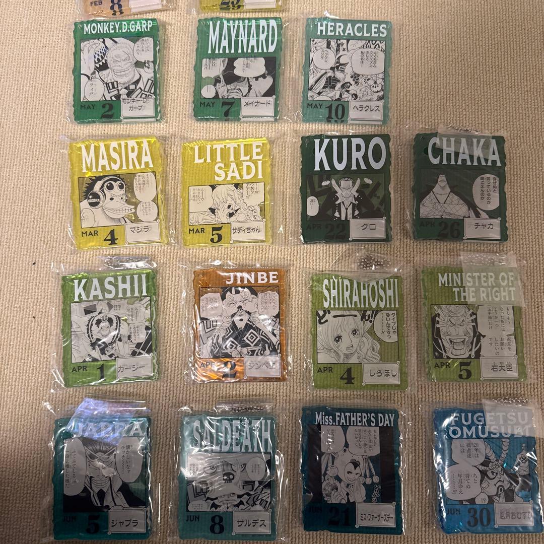 ワンピースベースショップくじ アクリルブロックチャーム - メルカリ