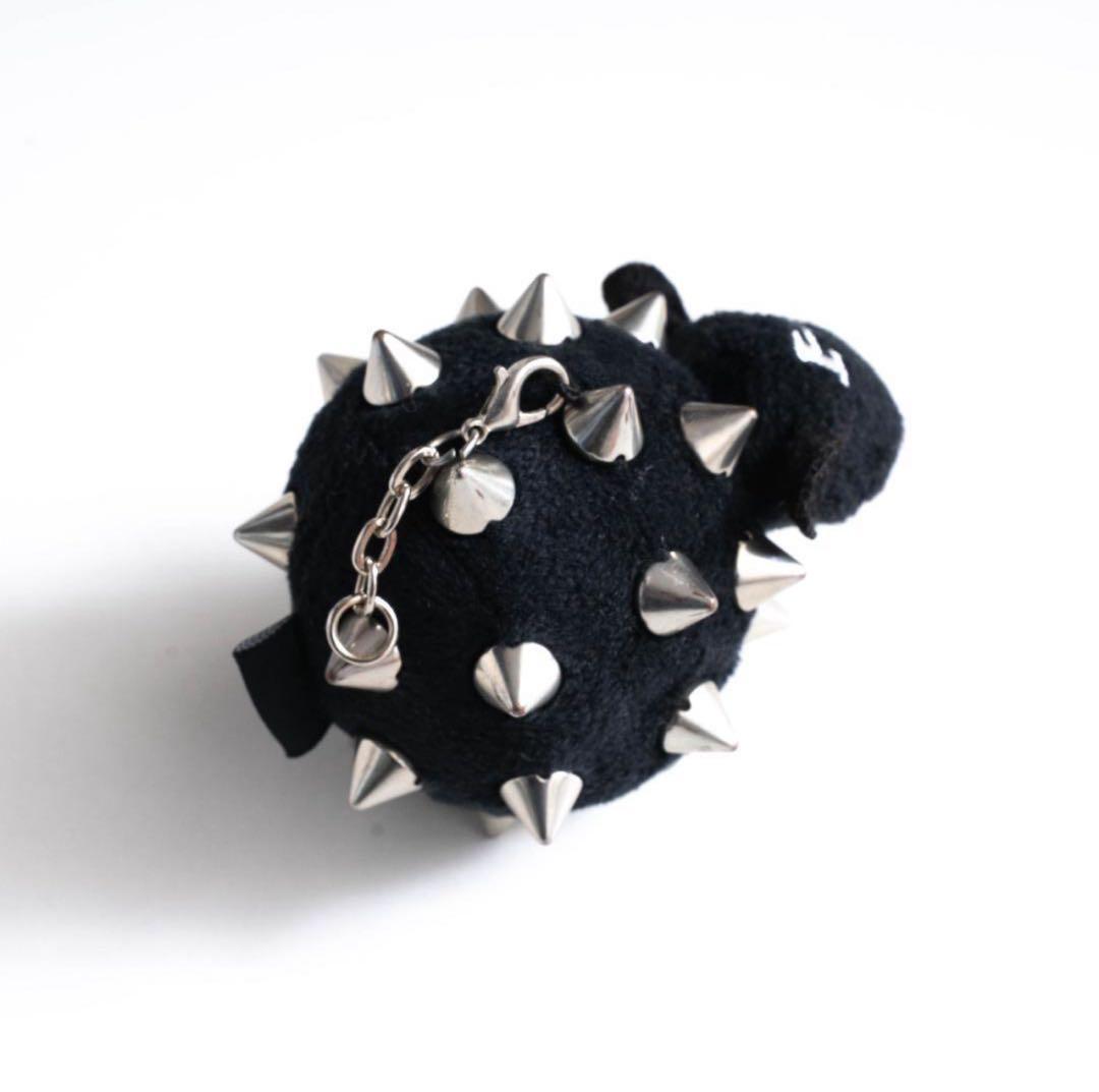 文学　ひつじちゃん キーホルダー スタッズ　prickly BLACK