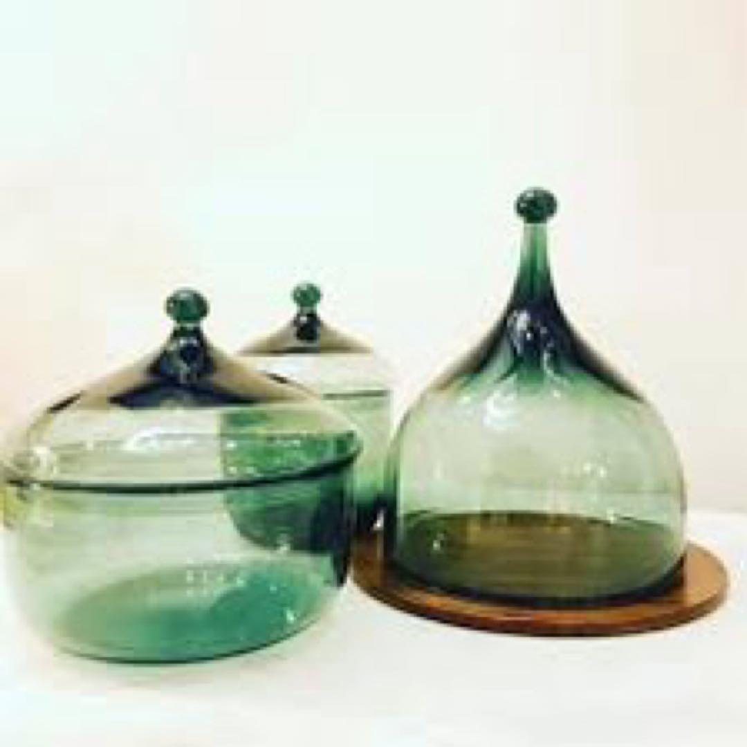 ノルウェーHadeland社製(ハーデランド)チーズドーム スモークグリーン