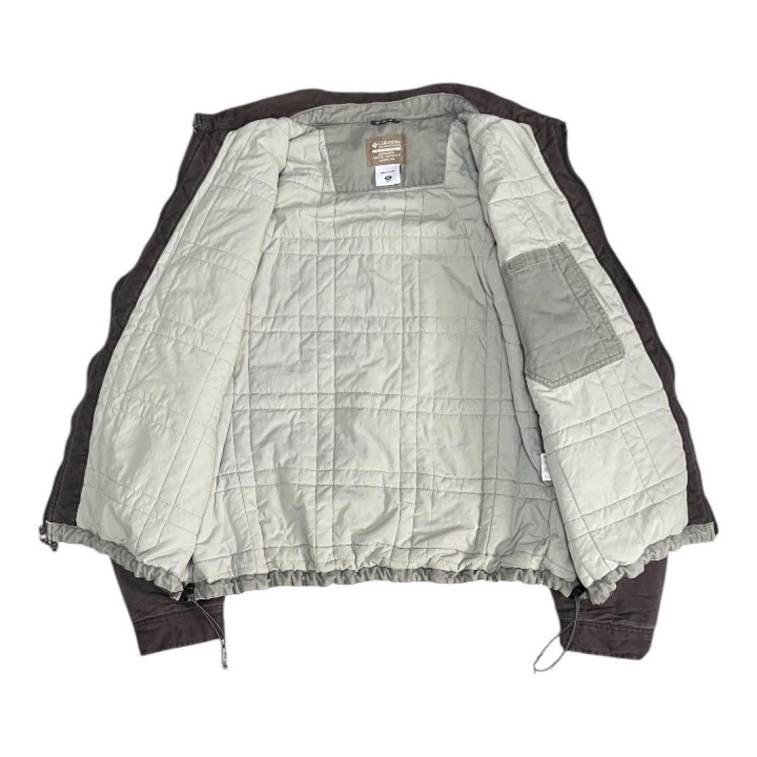 Columbia00sコットンワークジャケット中綿入り フェードブラウン雰囲気系