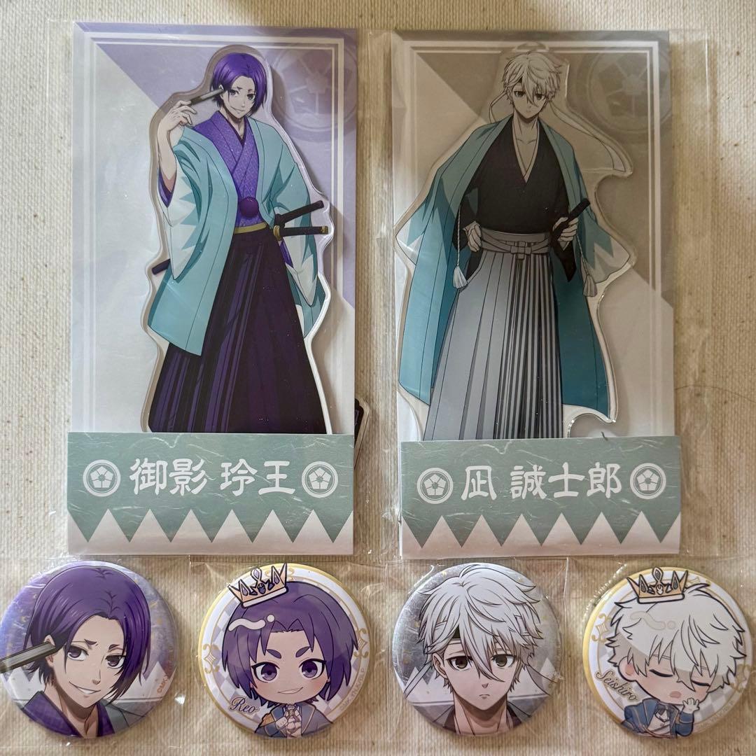 ブルーロック ローソン 新撰組 アクリルスタンド 缶バッジ 凪誠士郎