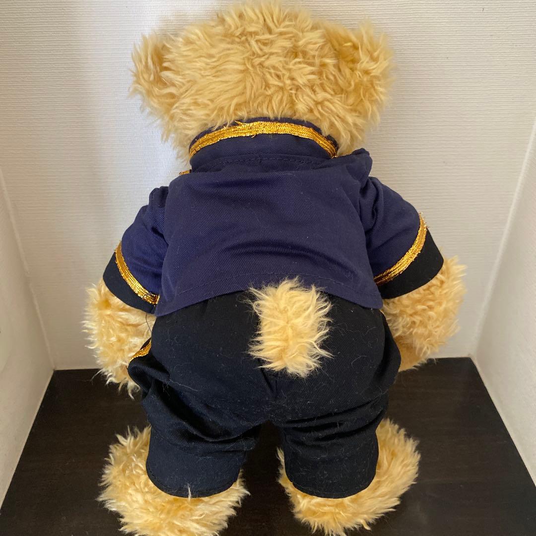 【レア】グランビアホテル　制服着用　アンティーク　テディベア　クマ　ぬいぐるみ