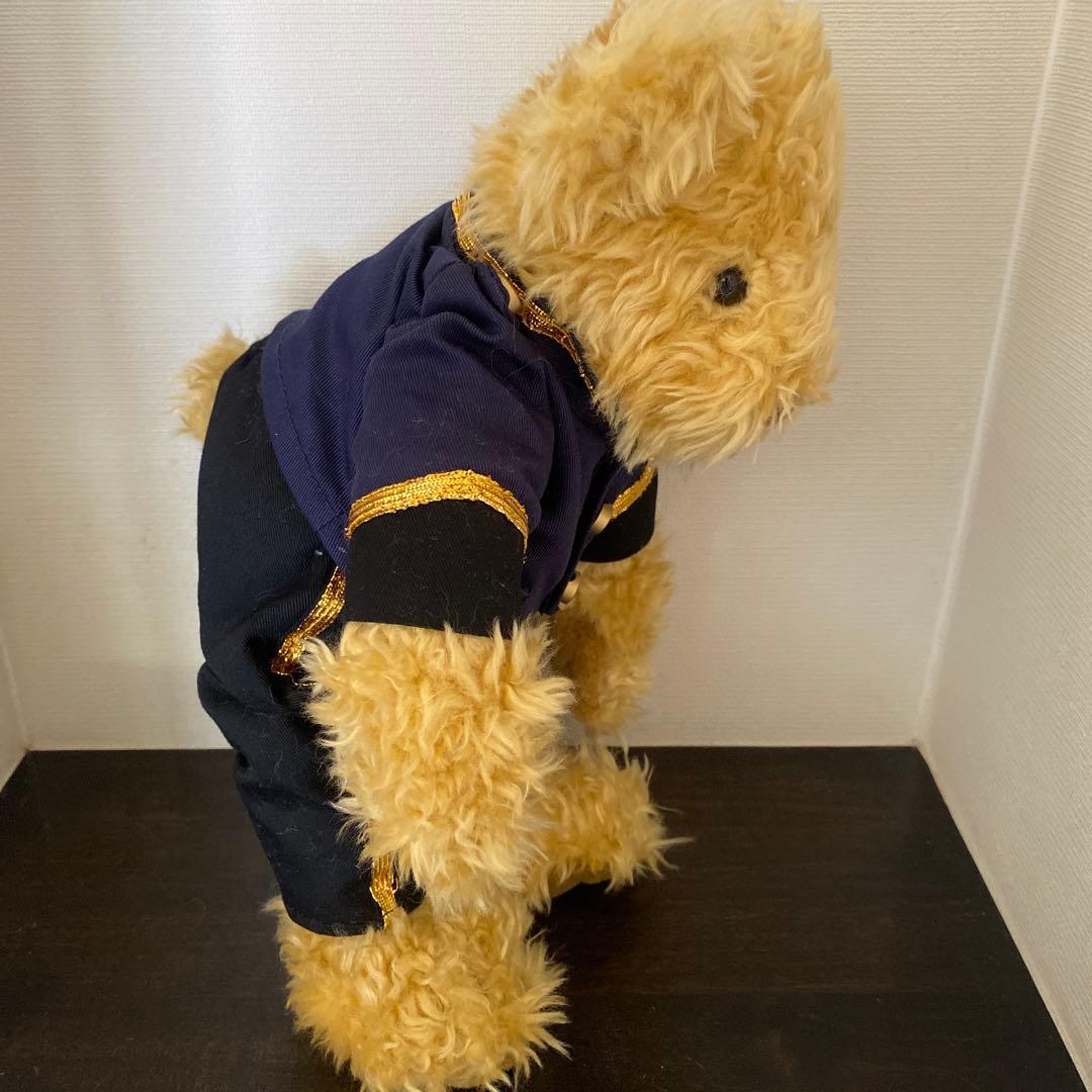 【レア】グランビアホテル　制服着用　アンティーク　テディベア　クマ　ぬいぐるみ
