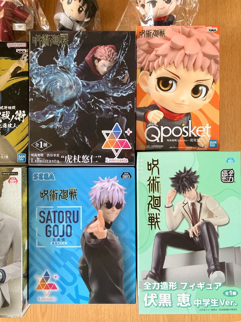 呪術廻戦 原作商品(五条悟、虎杖悠仁、乙骨憂太、夏油傑、両面宿儺