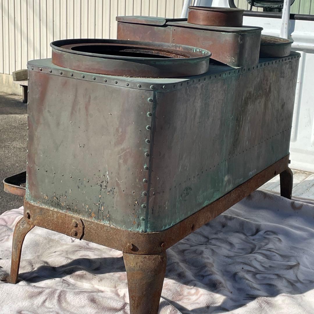 引取り限定 最終価格 希少 銅製 八千代竈 八千代竈製作所 長野県