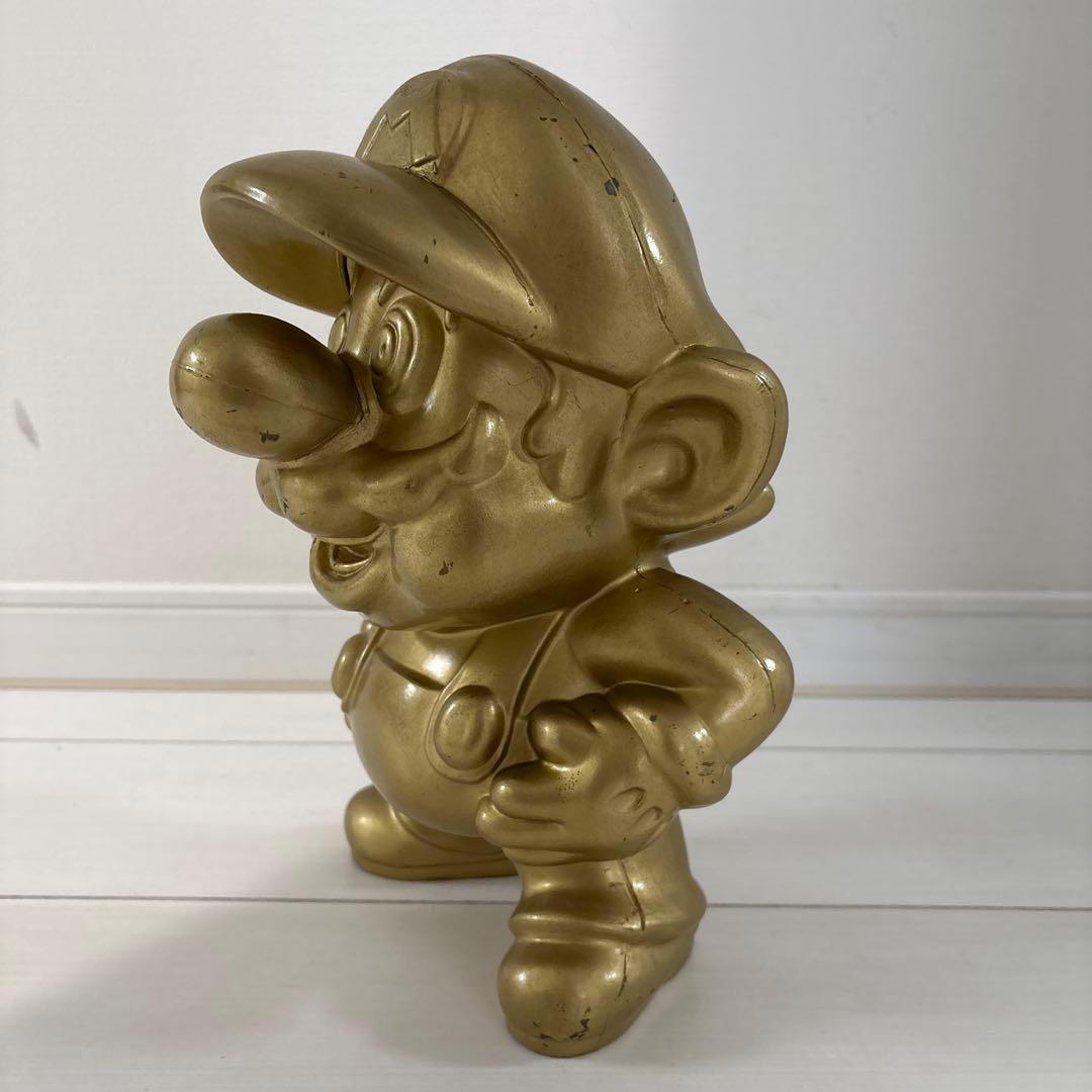 【非売品】任天堂 店頭ディスプレイ 金のマリオ像 ゴールドスーパーマリオ レア