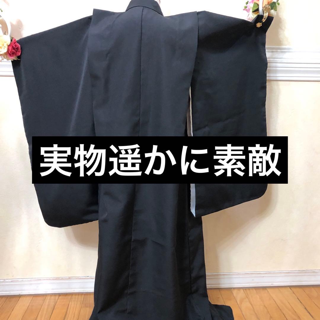 美品‼️七五三 五歳‼️兜 金箔散り‼️黒地にクリーム系 完全フルセット‼️家から揃え無