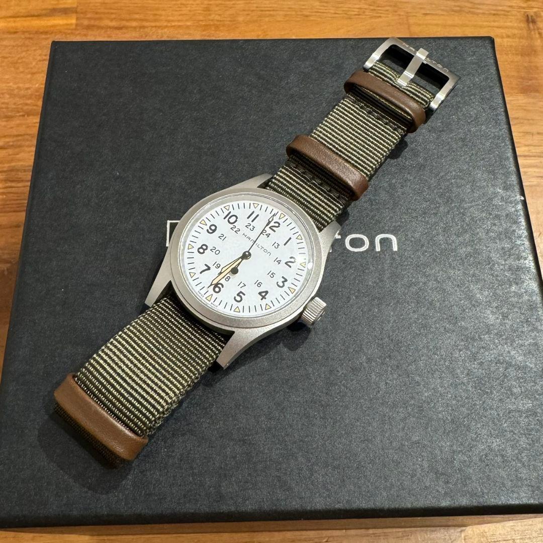 ジャックロード購入 ハミルトン カーキフィールド 38mm手巻き H694390