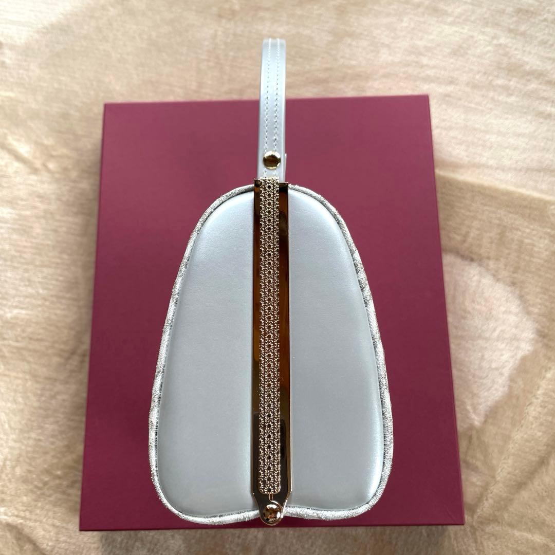 和装 草履バッグセット フォーマル 帯地 シルバー フリーサイズ u24