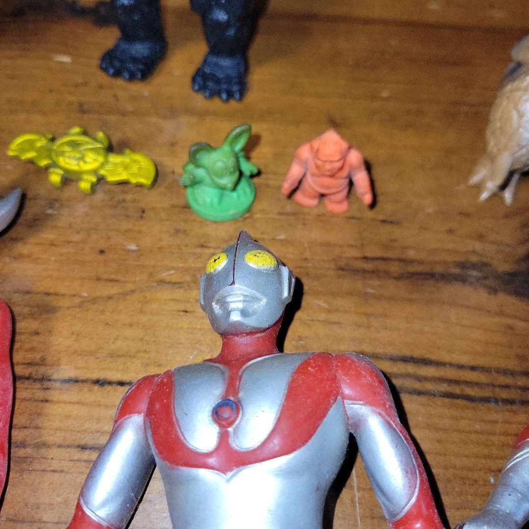まとめ売り】ウルトラマン 仮面ライダー ソフビ フィギュア ジャンク
