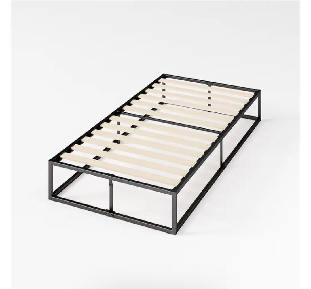 【新品】ZINUS Joseph メタルベッド　シングル　ブラック