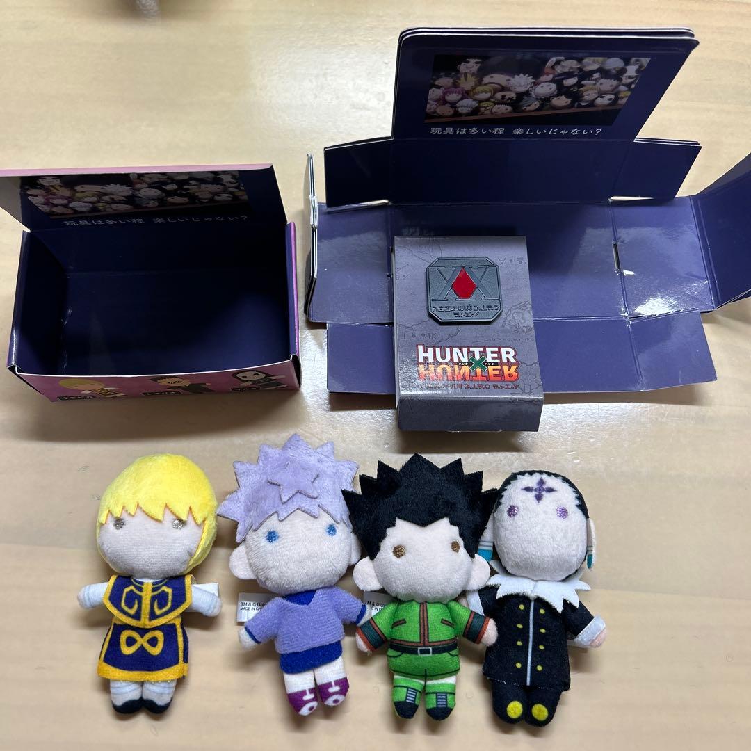 HUNTER×HUNTER ぬいぐるみ セット バッジ付き　ユニバーサルスタジオ