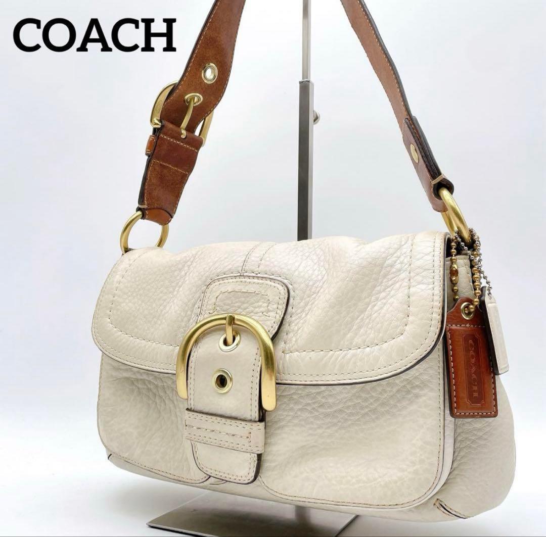COACH コーチ レザー ワンショルダー ハンドバッグ 11842 ソーホー