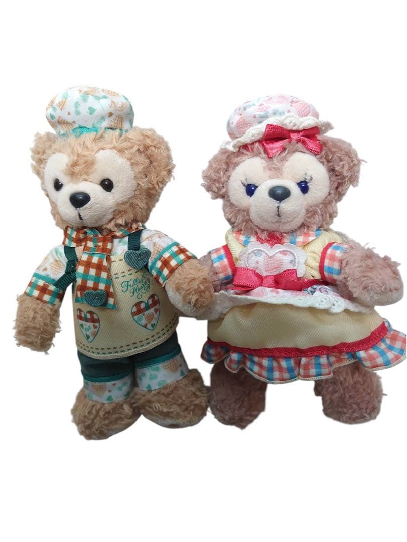 ダッフィーシェリーメイ ぬいぐるみバッジ 8点セット