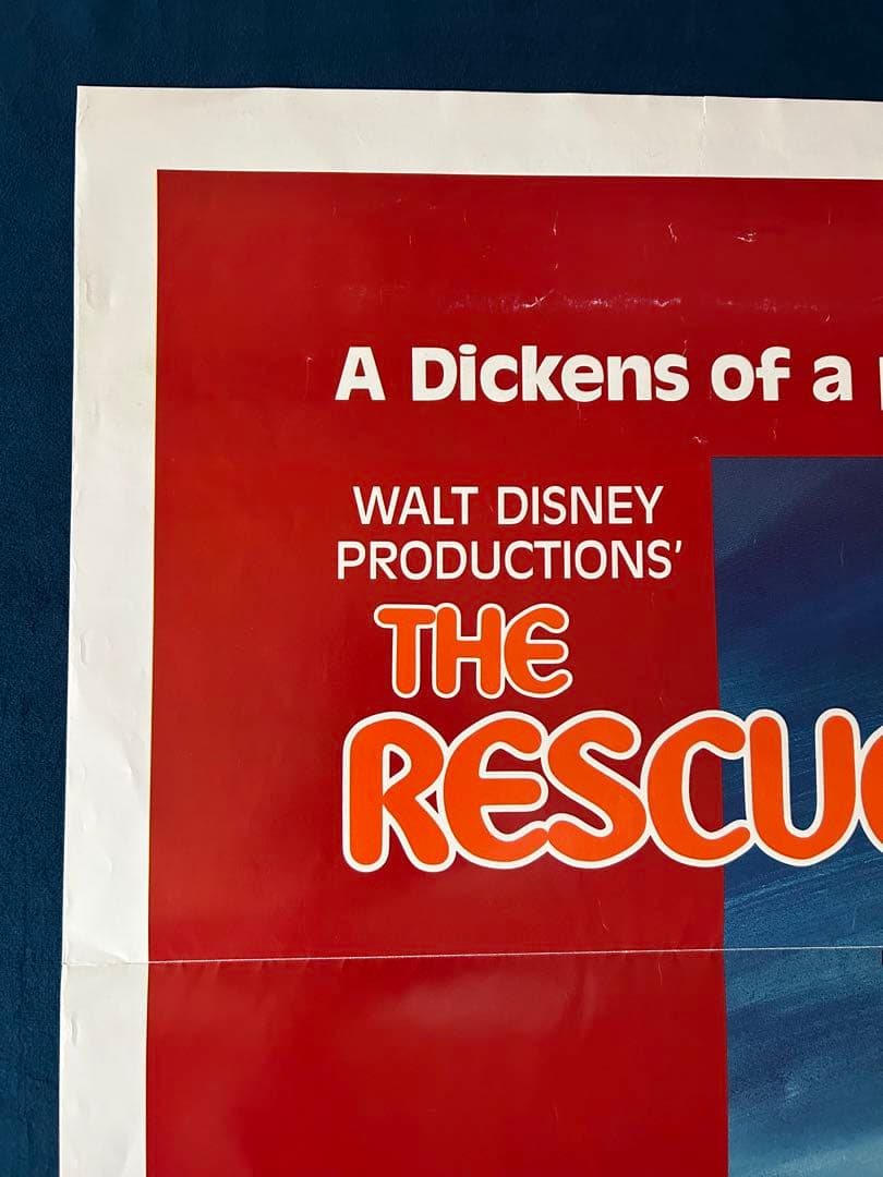 ミッキーのクリスマスキャロルと救助隊　USオリジナル映画ポスター