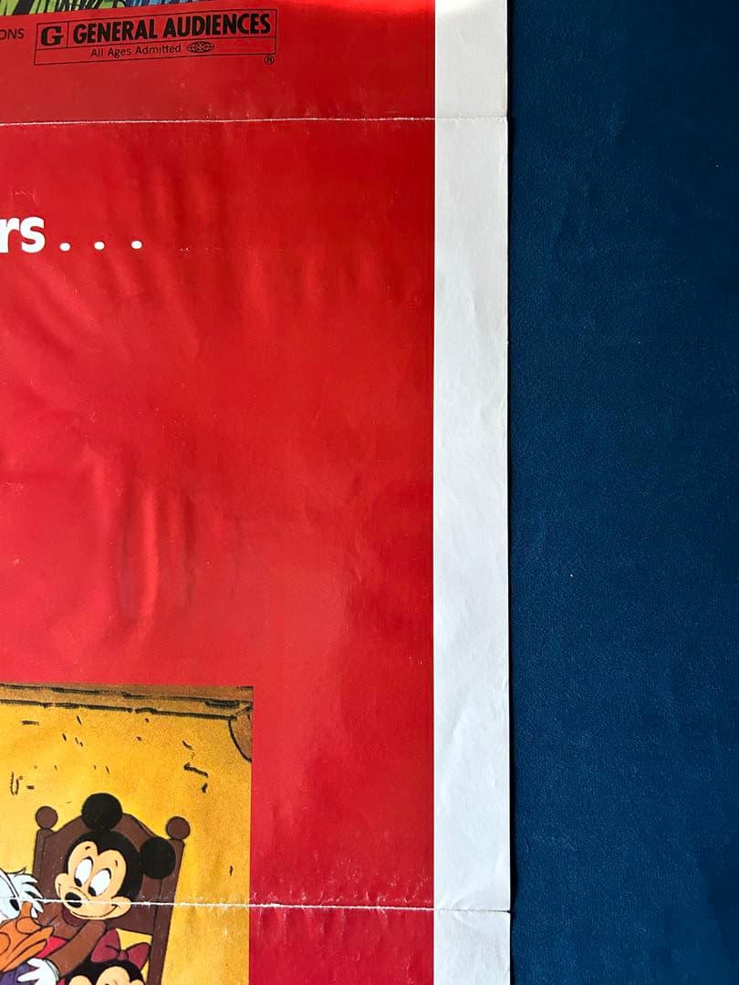 ミッキーのクリスマスキャロルと救助隊　USオリジナル映画ポスター