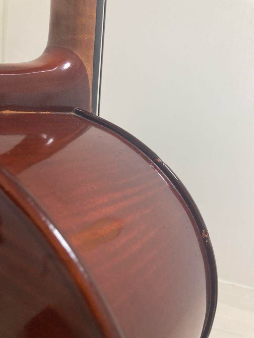 美品】ドイツ製チェロ　Gerhard Reinel 3/4 ソフトケース•弓付き