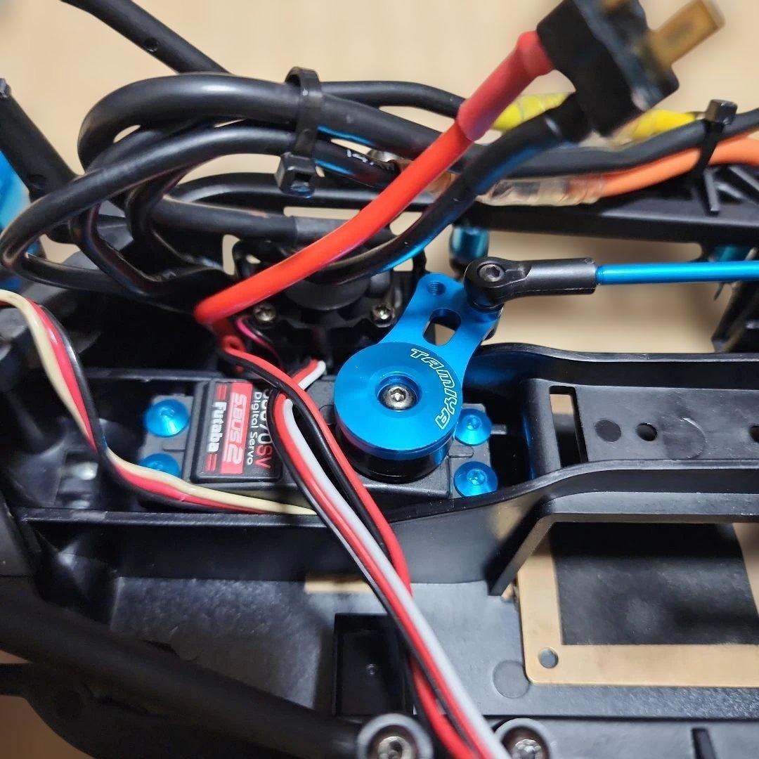 タミヤ M07Rほぼフルオプ サーボ、04SRアンプ付き