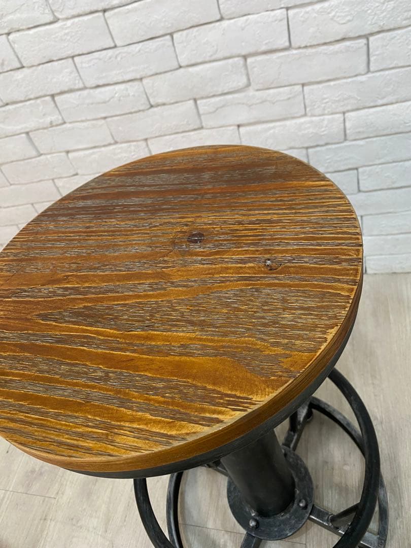 ⭐️【全国送料無料】定価5万円　ほぼ新品　 インダストリアル バースツール チェア