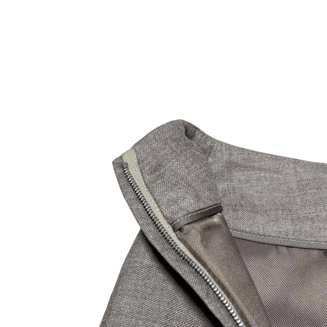 HERMES エルメス カシミヤ スカート 34