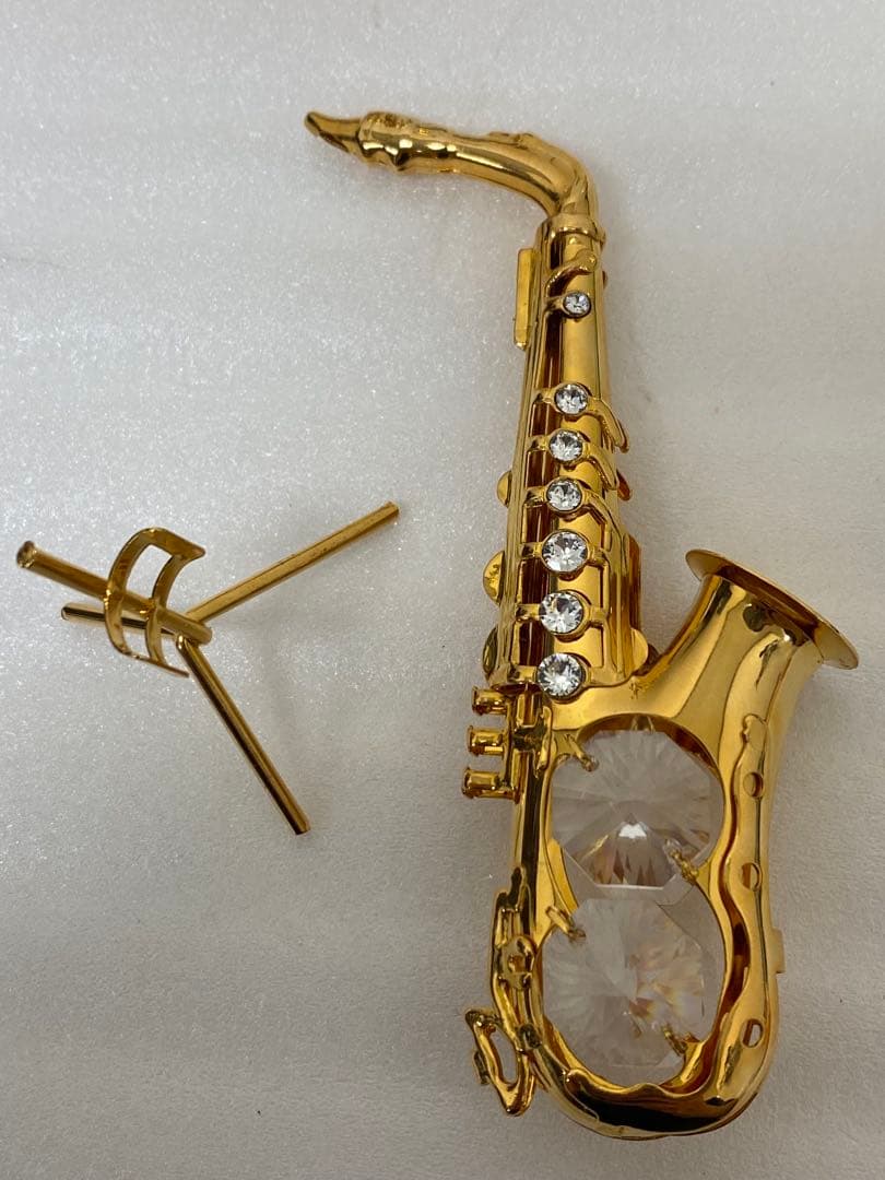 3-2673 スワロフスキー ミニチュアハイヒール・楽器5点セット