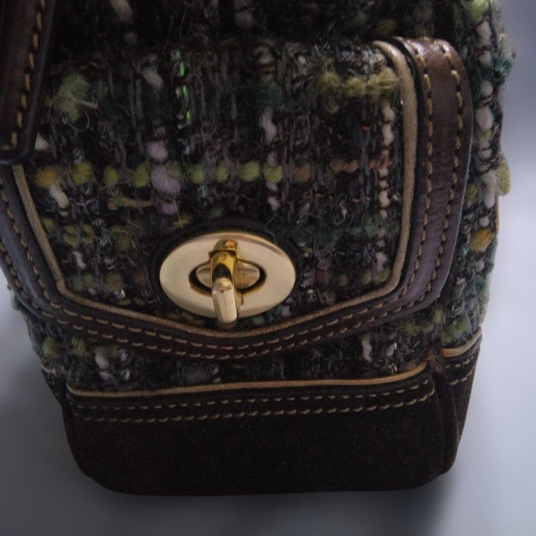 専用:COACH ツイード ショルダーバッグ
